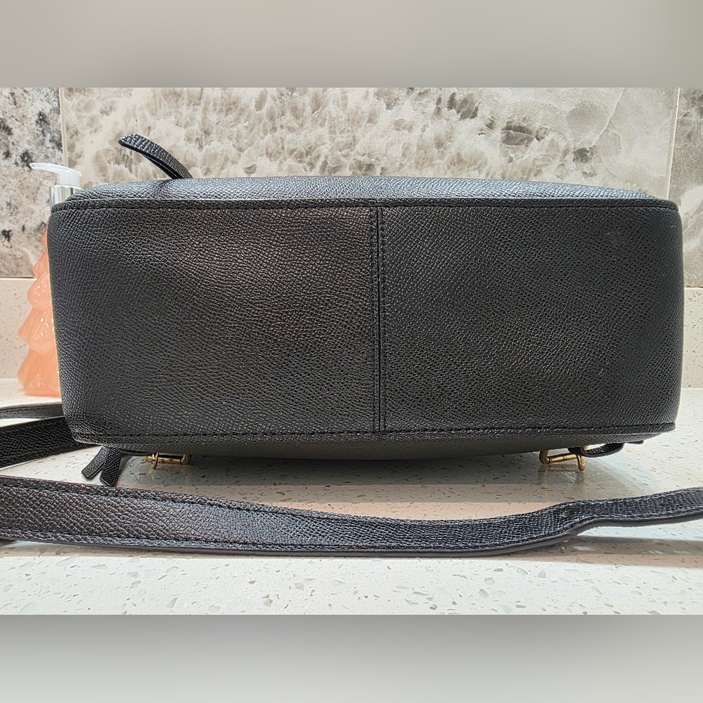 Coach Jordyn Black Leather And Signature "C" Colorblock Backpack - Like New! - Picture 13 of 13